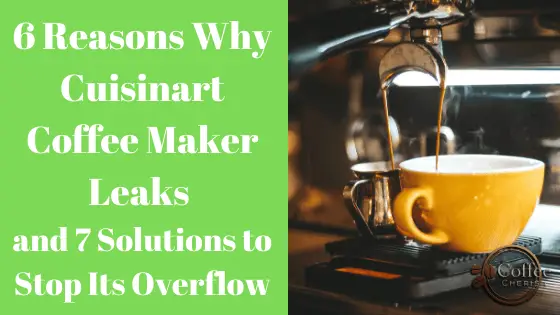 Why Does My Cuisinart Coffee Maker Leak