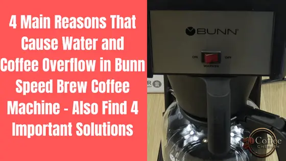 bunn speed brew overflow